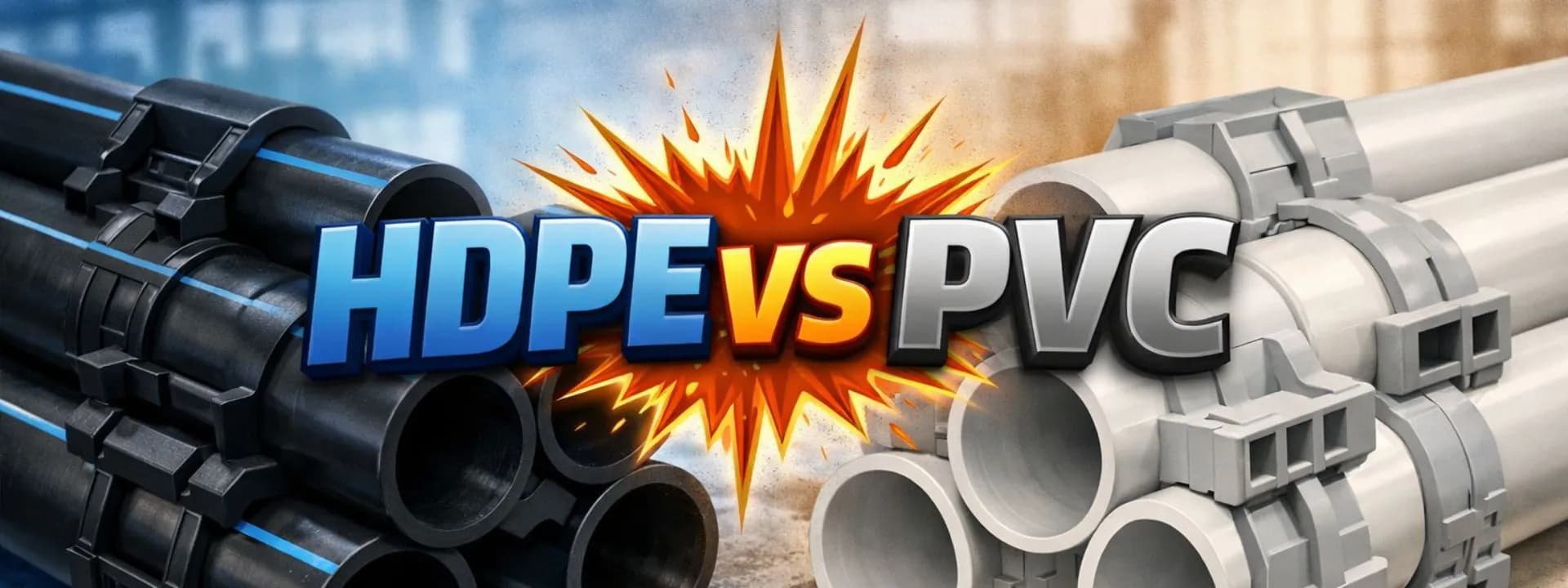 HDPE vs PVC Pipe Spacers: Which One Should You Choose?